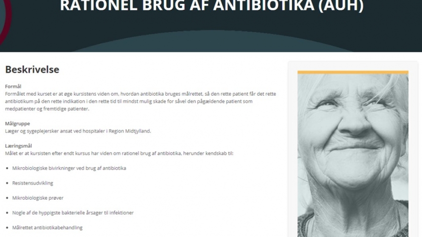 Rationel anvendelse af antibiotika - E-læringsprogram