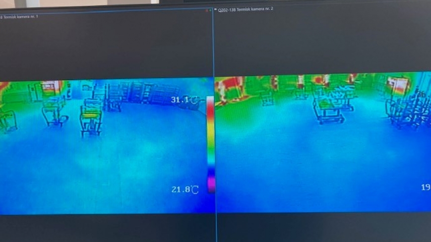 Termisk kamera til understøttelse af kvalitetssikring