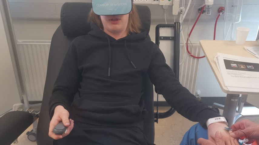 Virtual Reality (VR) briller som smertedistraktion til børn